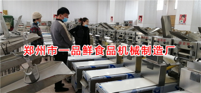 許昌客戶(hù)考察5型全套燴面機(jī)(圖1)